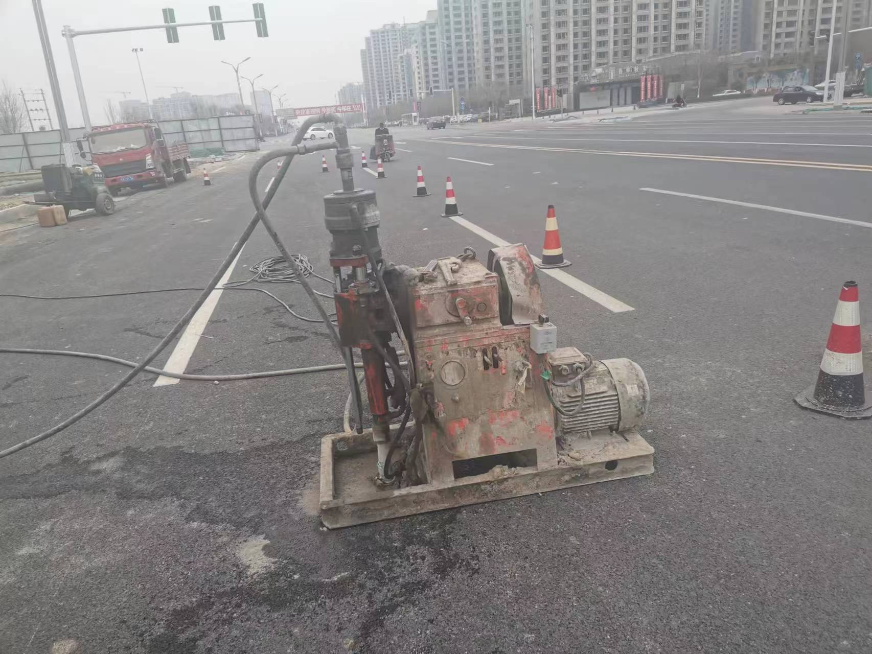 桥东路基注浆
